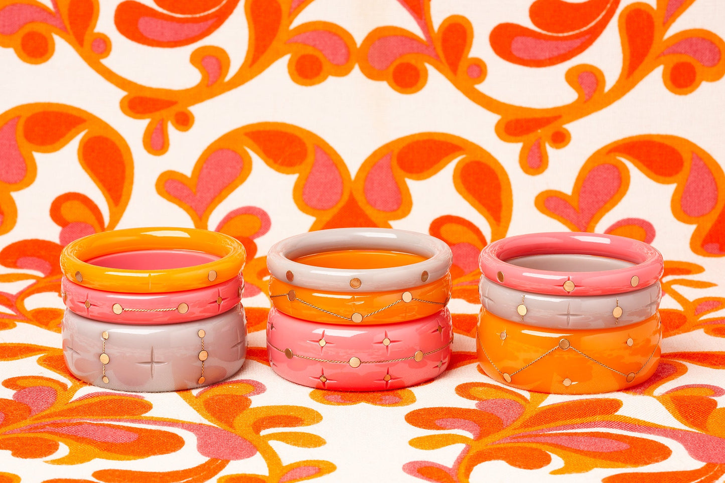 Cosmo Drop Hoop Earrings