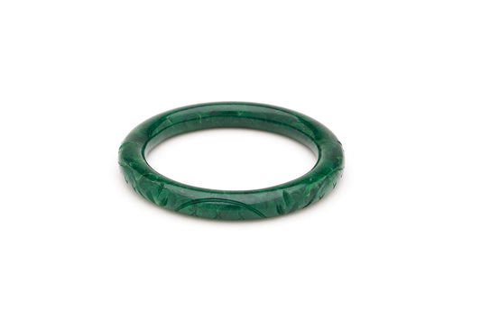 Deep Green Fakelite Maiden Bangle