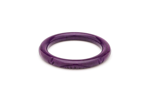 Deep Purple Fakelite Maiden Bangle