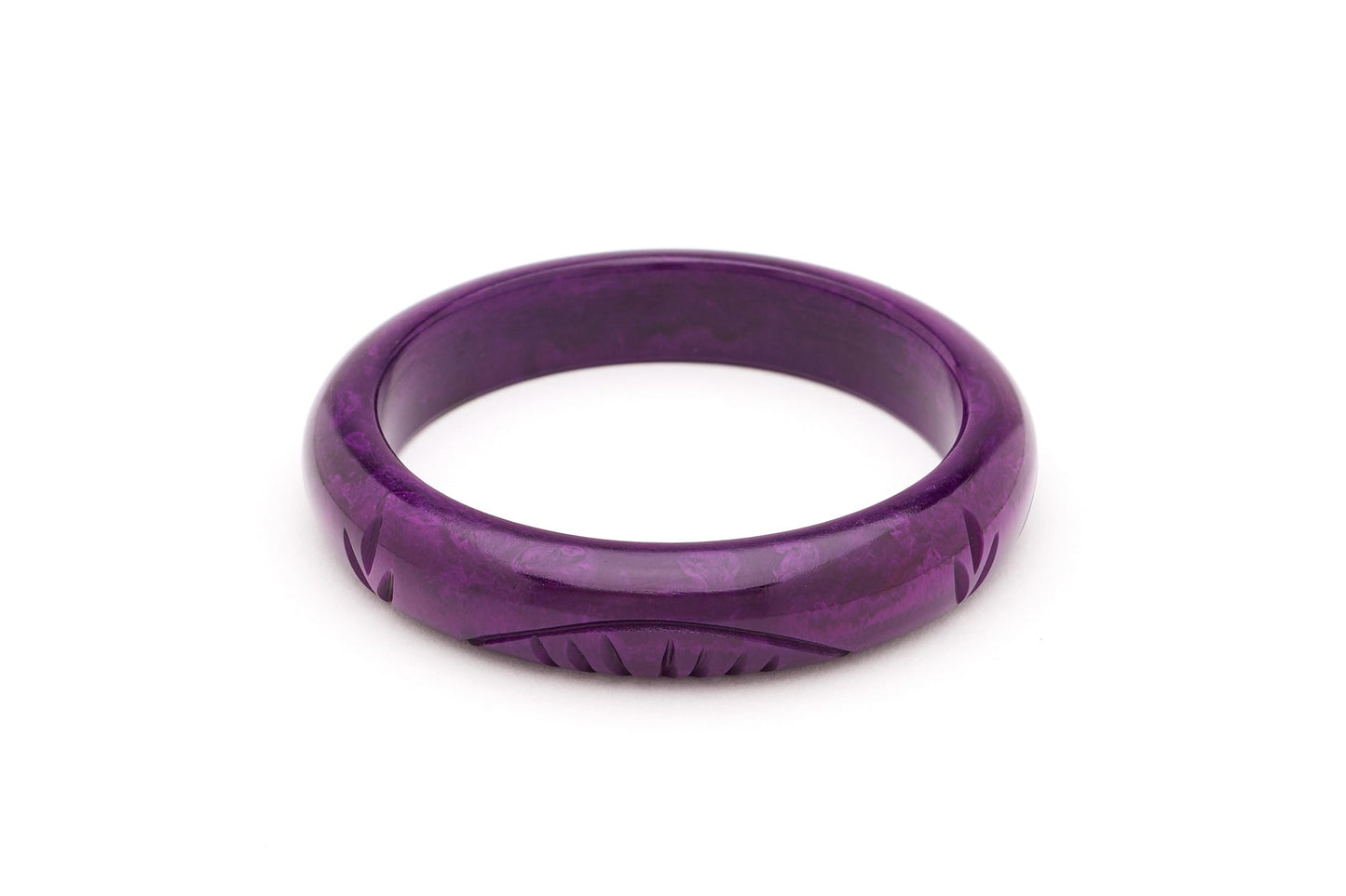 Midi Deep Purple Fakelite Bangle