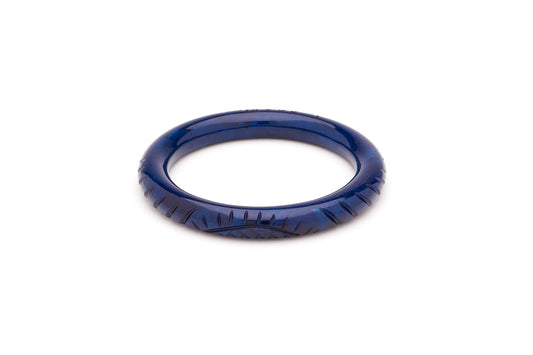 Navy Fakelite Maiden Bangle