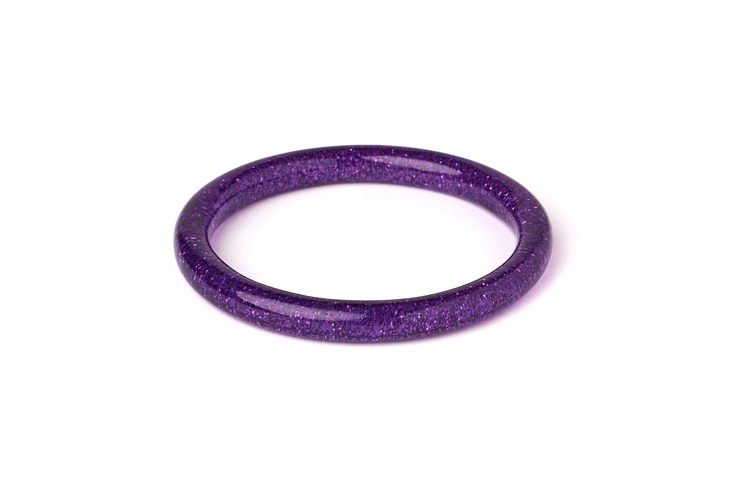 Archive - Narrow Purple Glitter Bangle