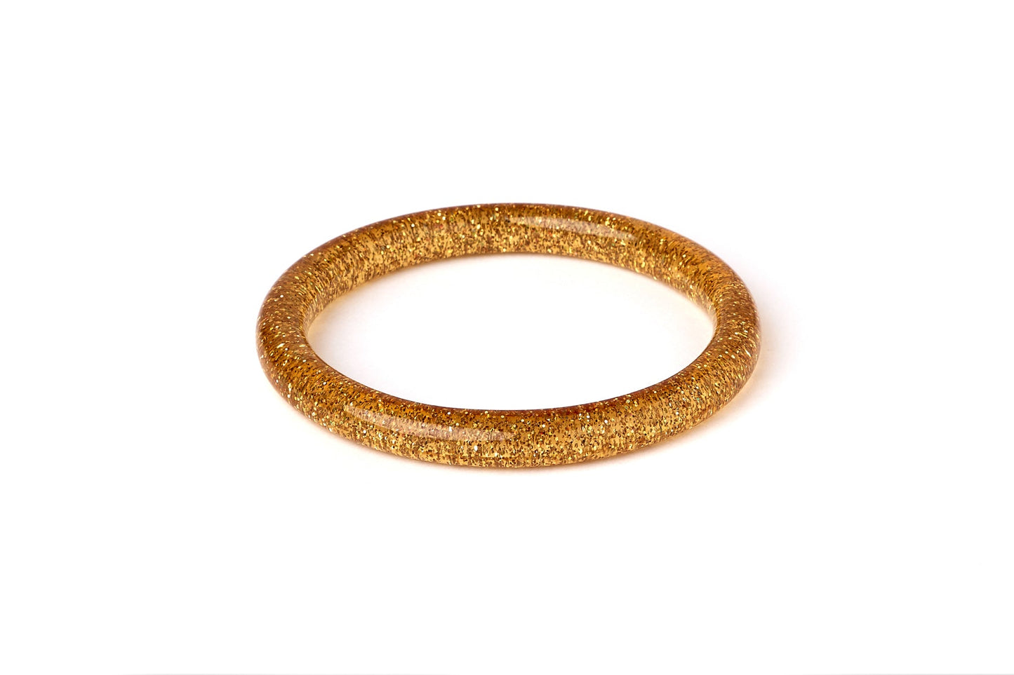 Archive - Narrow Pale Gold Glitter Bangle