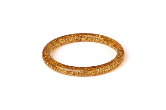 Archive - Narrow Pale Gold Glitter Bangle