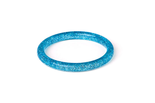 Archive - Narrow Turquoise Glitter Bangle