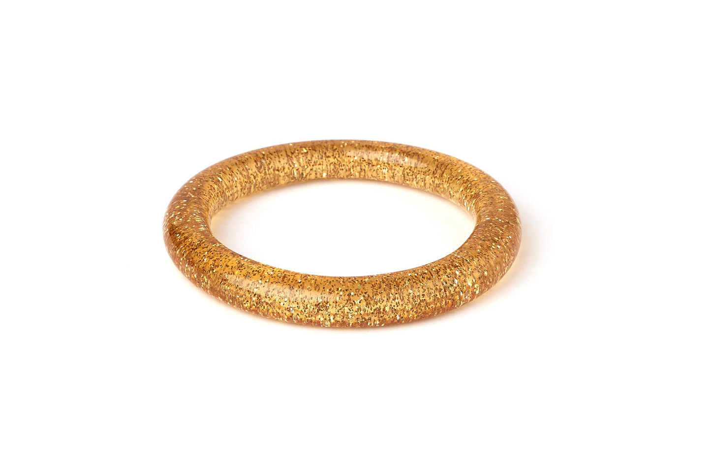 Archive - Narrow Pale Gold Glitter Maiden Bangle