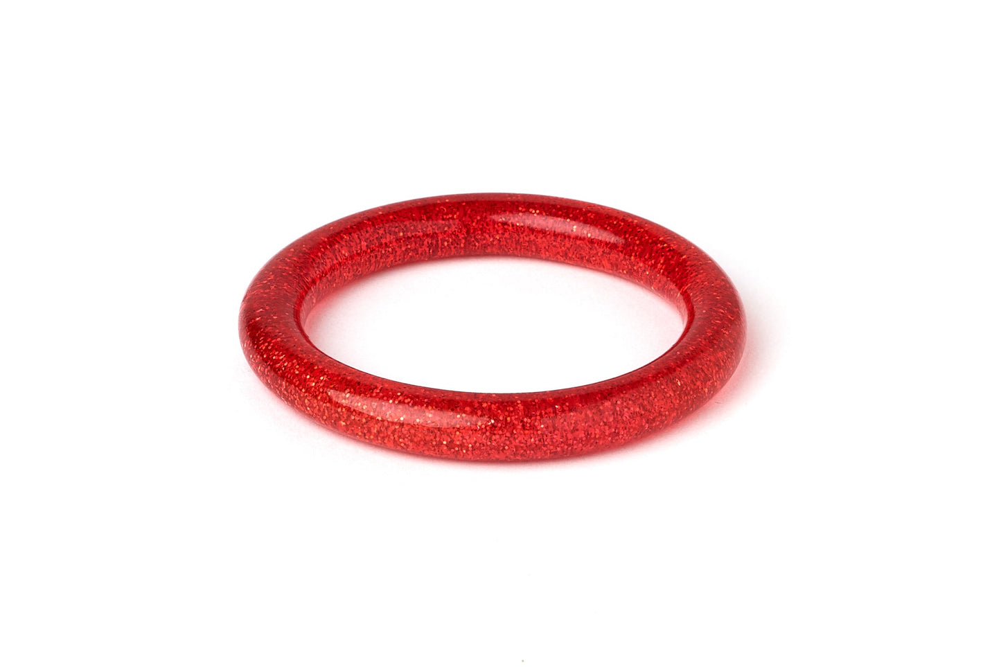 Archive - Narrow Red Glitter Maiden Bangle