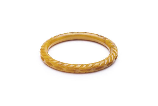 Narrow Banoffee Fakelite Bangle