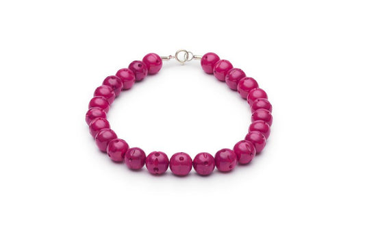 Carved Berry Fakelite Beads