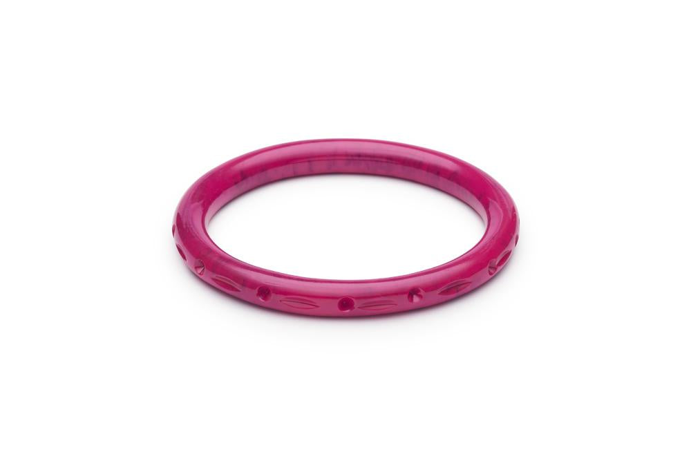 Narrow Berry Fakelite Bangle