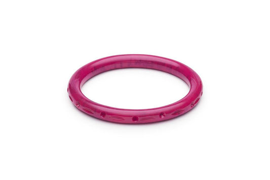 Narrow Berry Fakelite Bangle