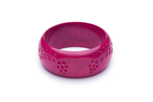 Wide Berry Fakelite Bangle