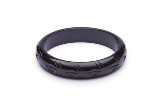 Midi Black Fakelite Duchess Bangle