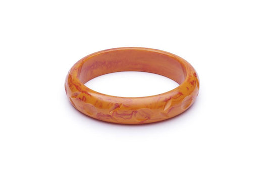 Midi Blood Orange Fakelite Bangle