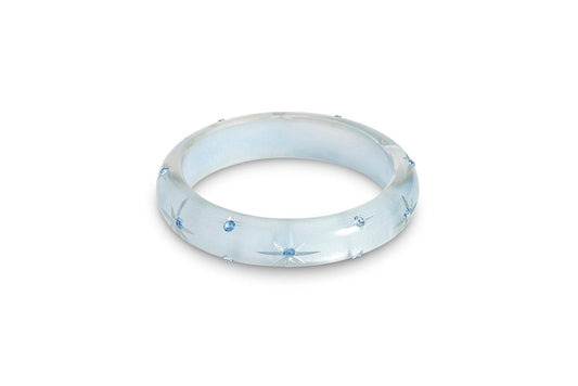 Midi Baby Blue Moonglow Bangle