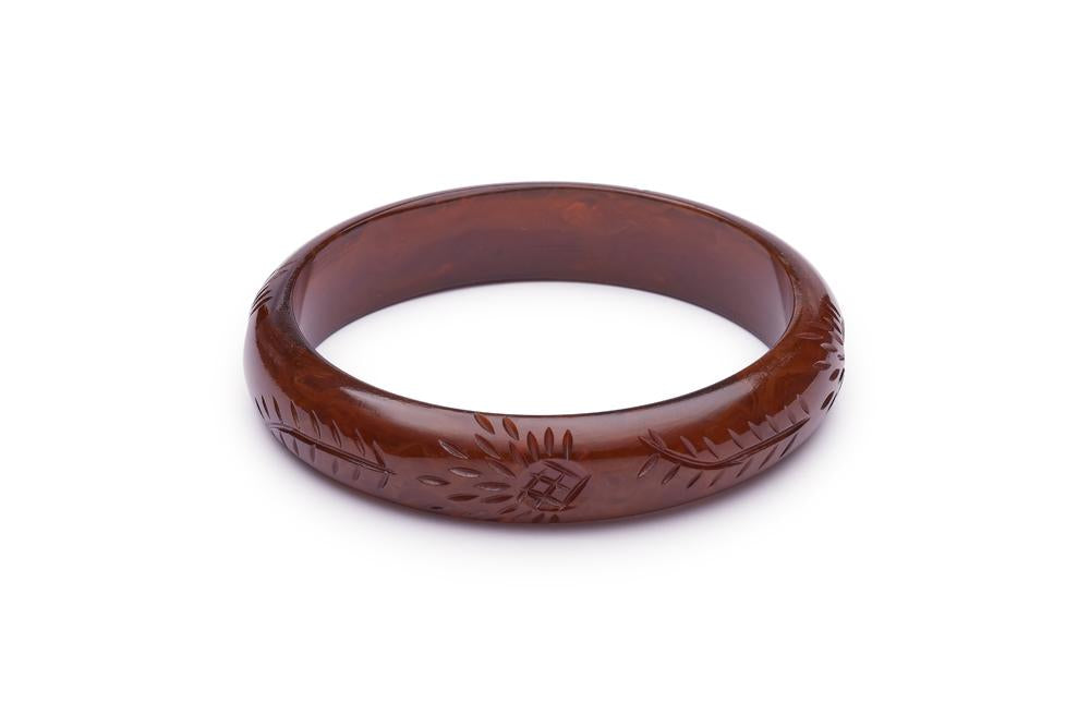 Midi Brown Fakelite Duchess Bangle
