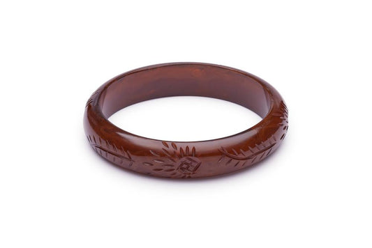 Midi Brown Fakelite Duchess Bangle