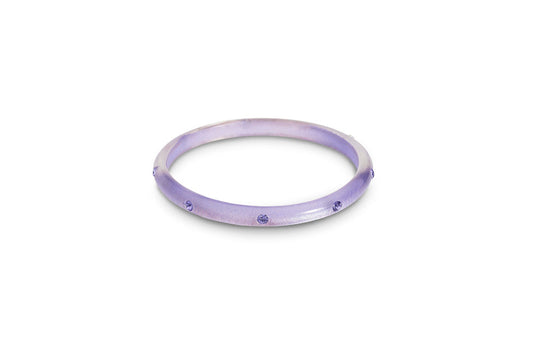 Narrow Lavender Moonglow Bangle