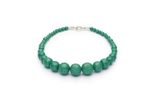 Carved Malachite Fakelite Beads