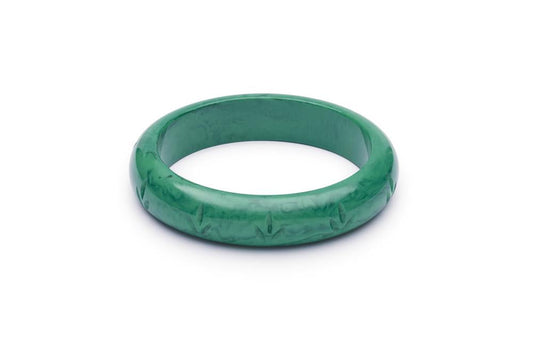 Midi Malachite Fakelite Bangle