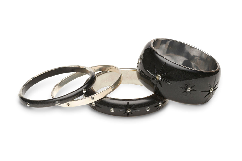 Narrow Noire Moonglow Bangle