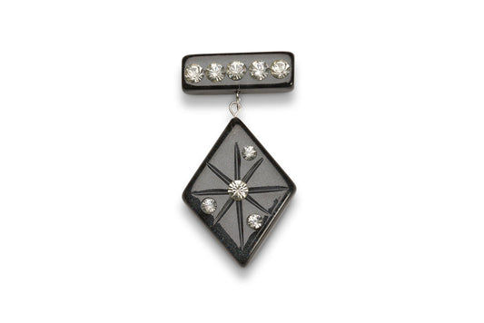 Noire Moonglow Starburst Brooch