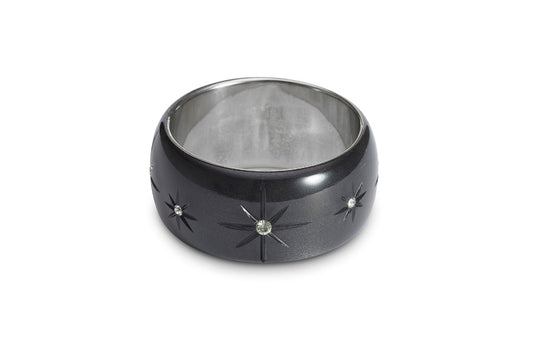 Extra Wide Noire Moonglow Bangle