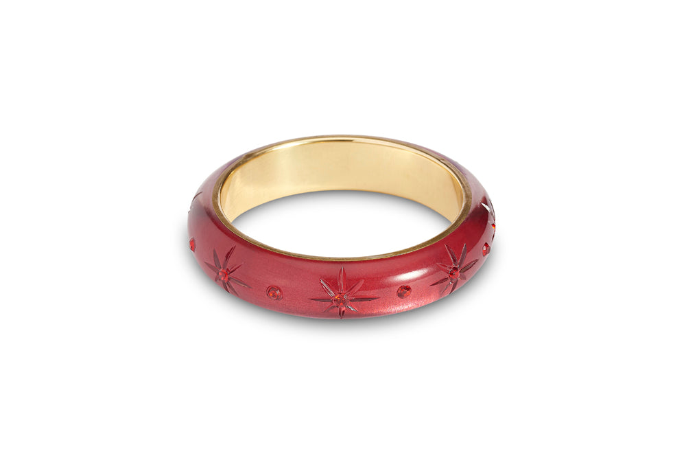Midi Ruby Moonglow Bangle