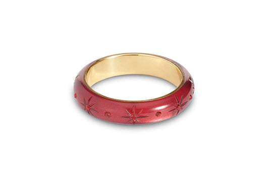 Midi Ruby Moonglow Bangle