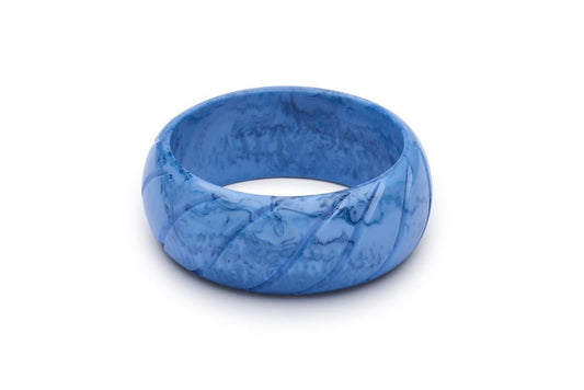 Wide Skyward Fakelite Bangle