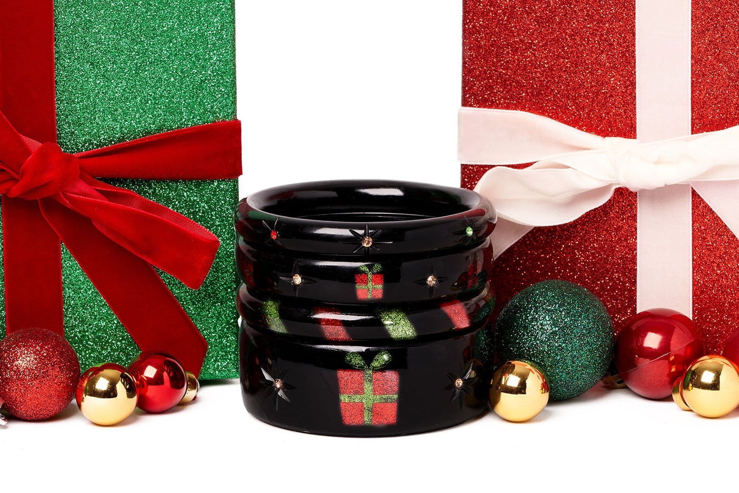 Narrow Pressies Candy Stripe Bangle