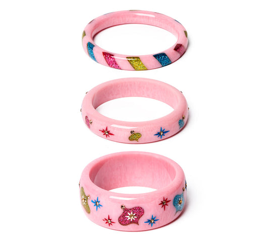 Atomic Ornaments Set of 3 Bangles