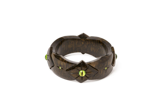 Wide Hypnotised Bangle