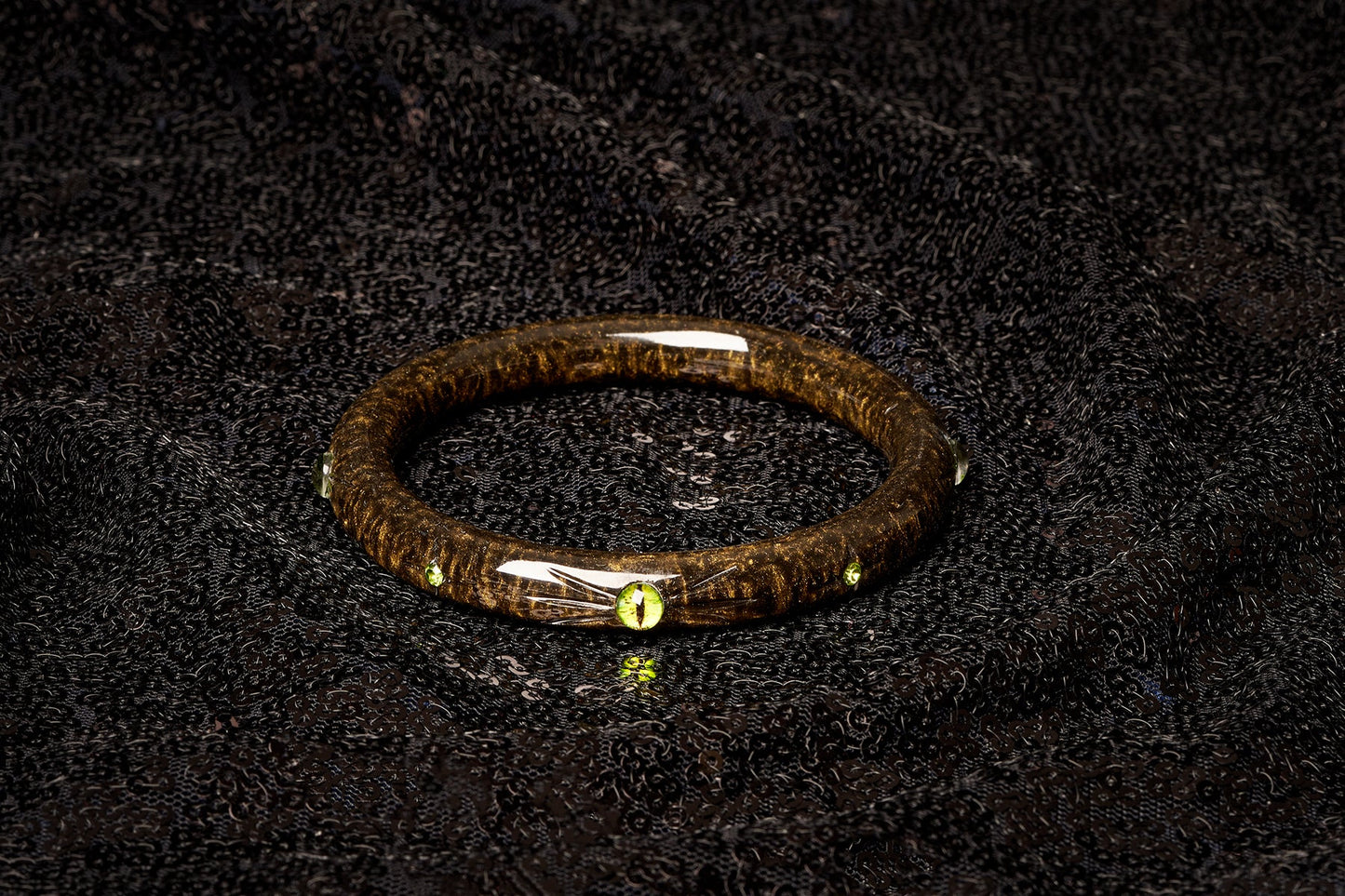 Narrow Hypnotised Bangle
