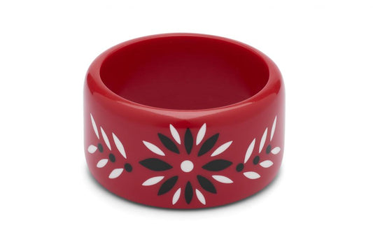 Folklore Extra Wide Red Bangle