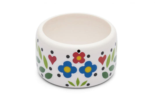 Folklore Extra Wide White Bangle