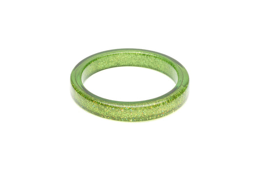 Archive - Leaf Green Glitter Bangle
