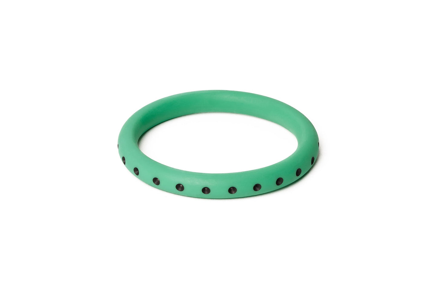 Narrow Sea Glass Matte Bangle