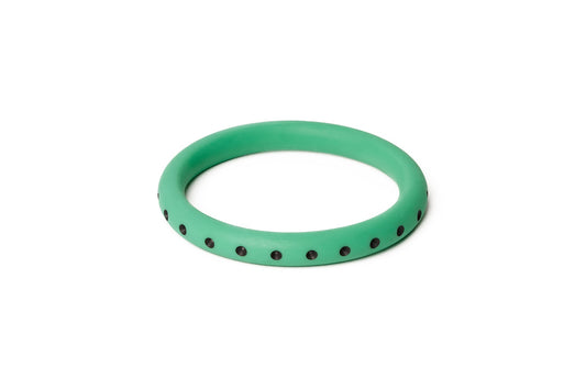 Narrow Sea Glass Matte Bangle