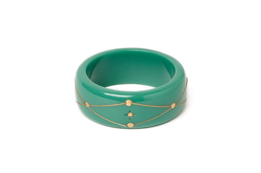 Wide Calm Wire Bangle