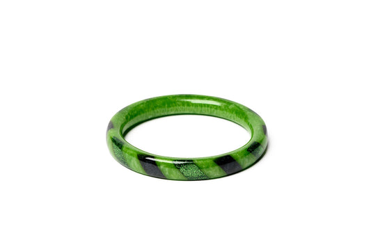 Narrow Slither Candy Cane Bangle