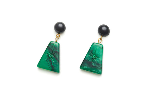 Monster Mash Carved Drop Earrings