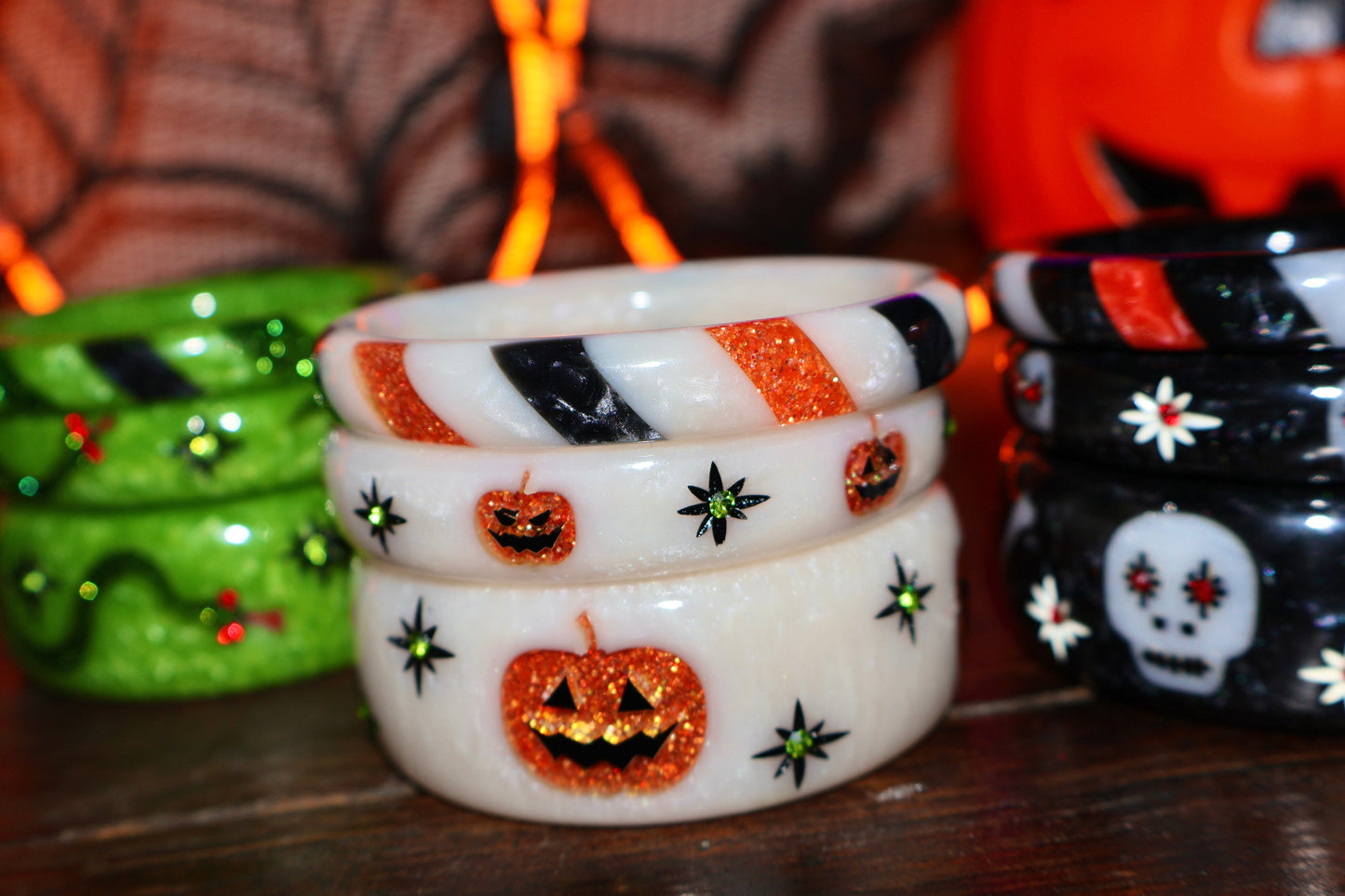 Narrow Gourdgeous Candy Cane Bangle