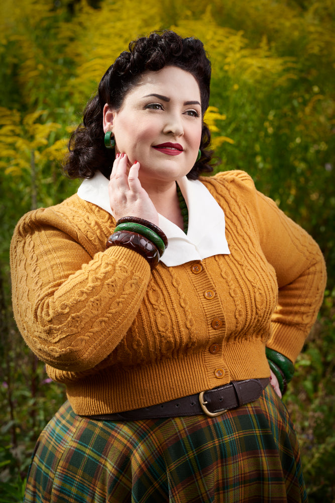 Wide Mouse Fakelite Bangle