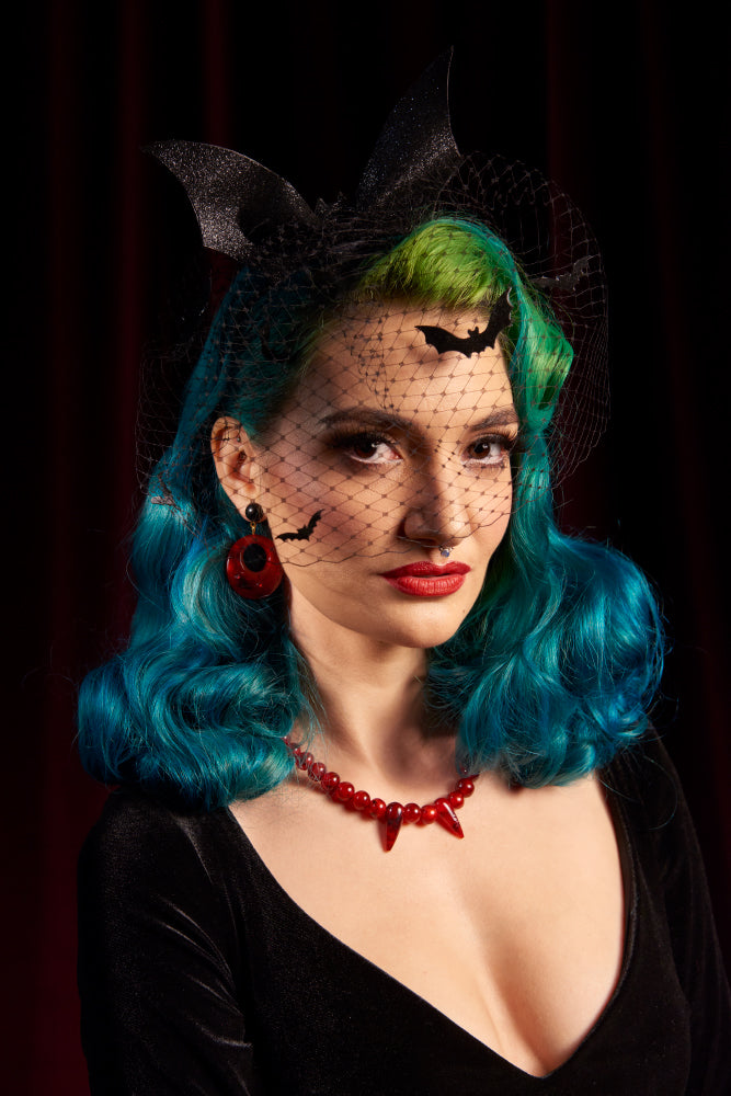 Vamp Fangs Bead Necklace