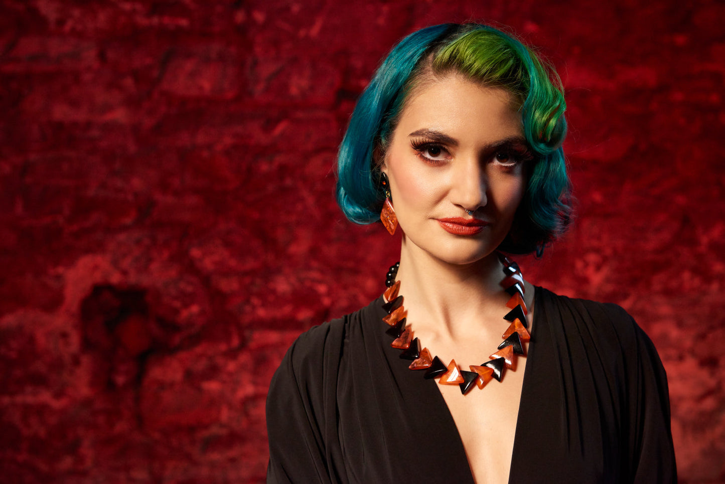 Jack-O Bead Necklace