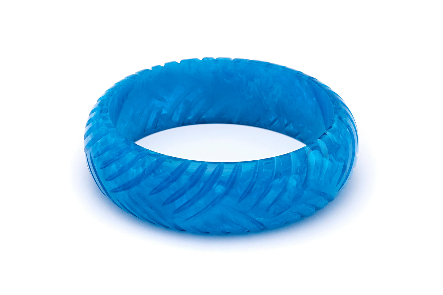 Wide Teal Duchess Bangle