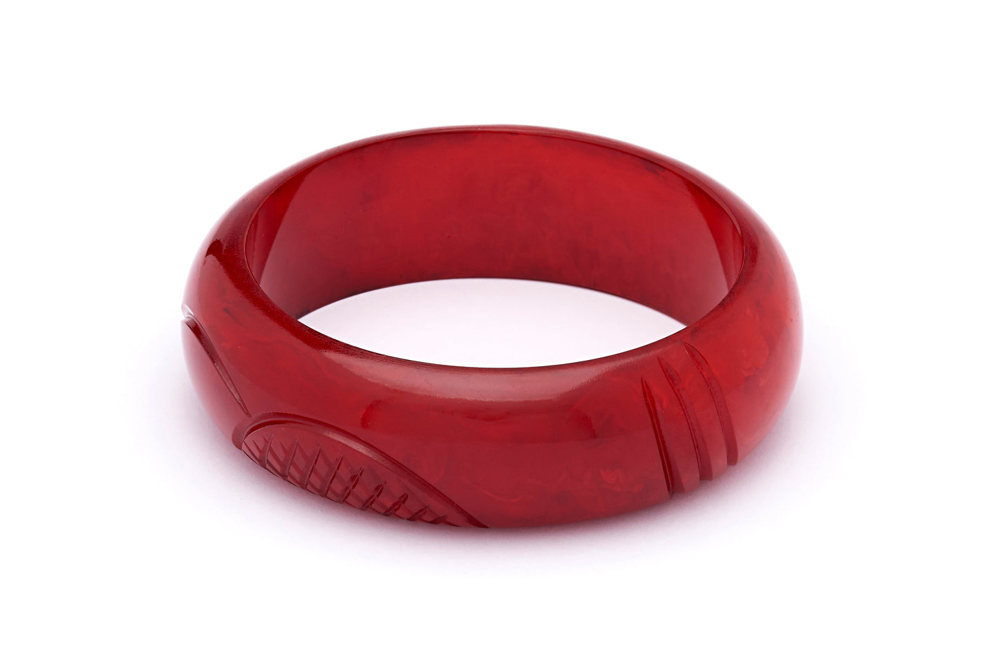 Wide Wine Duchess Bangle