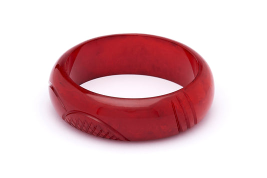 Wide Wine Duchess Bangle