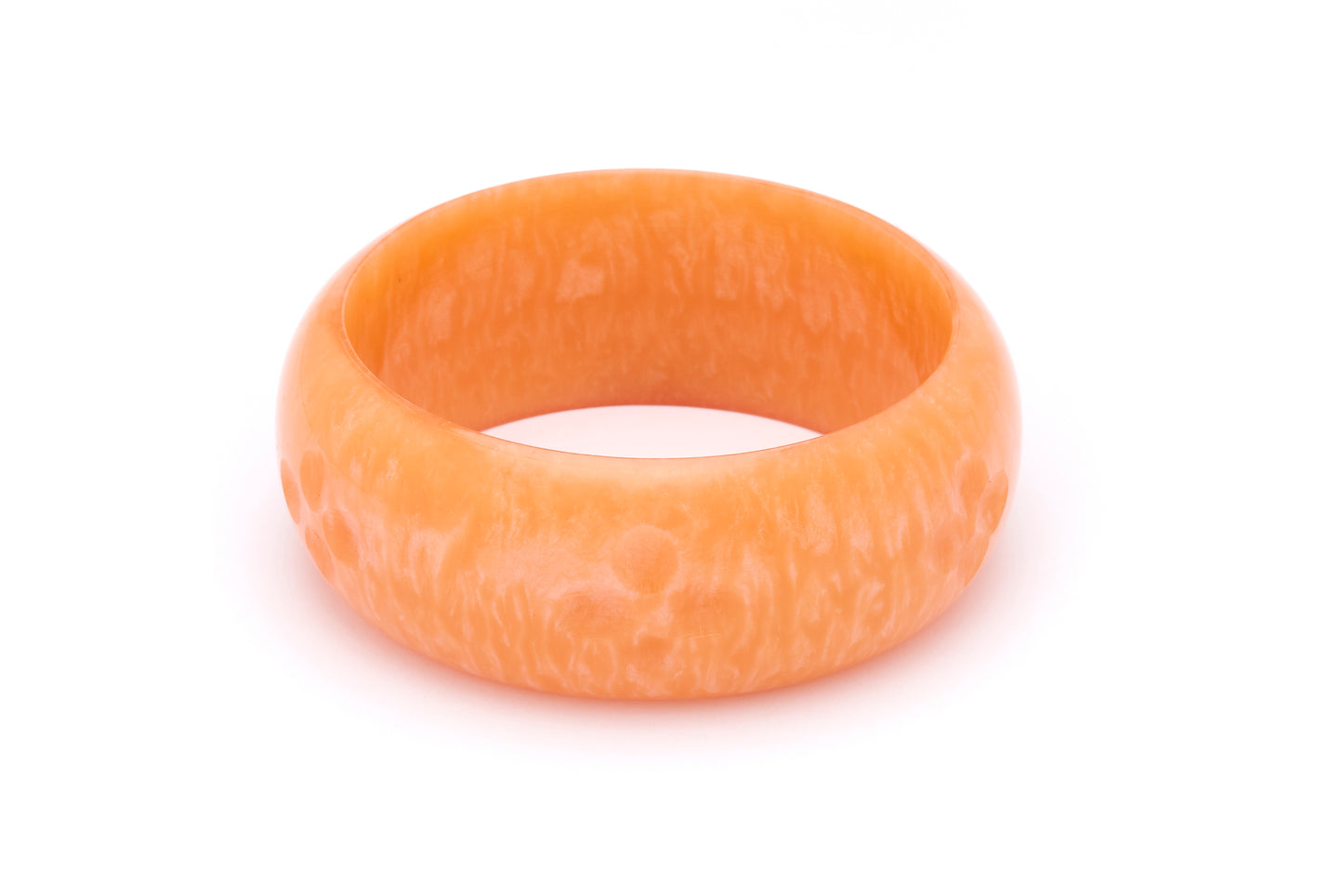 Wide Peachy Bangle